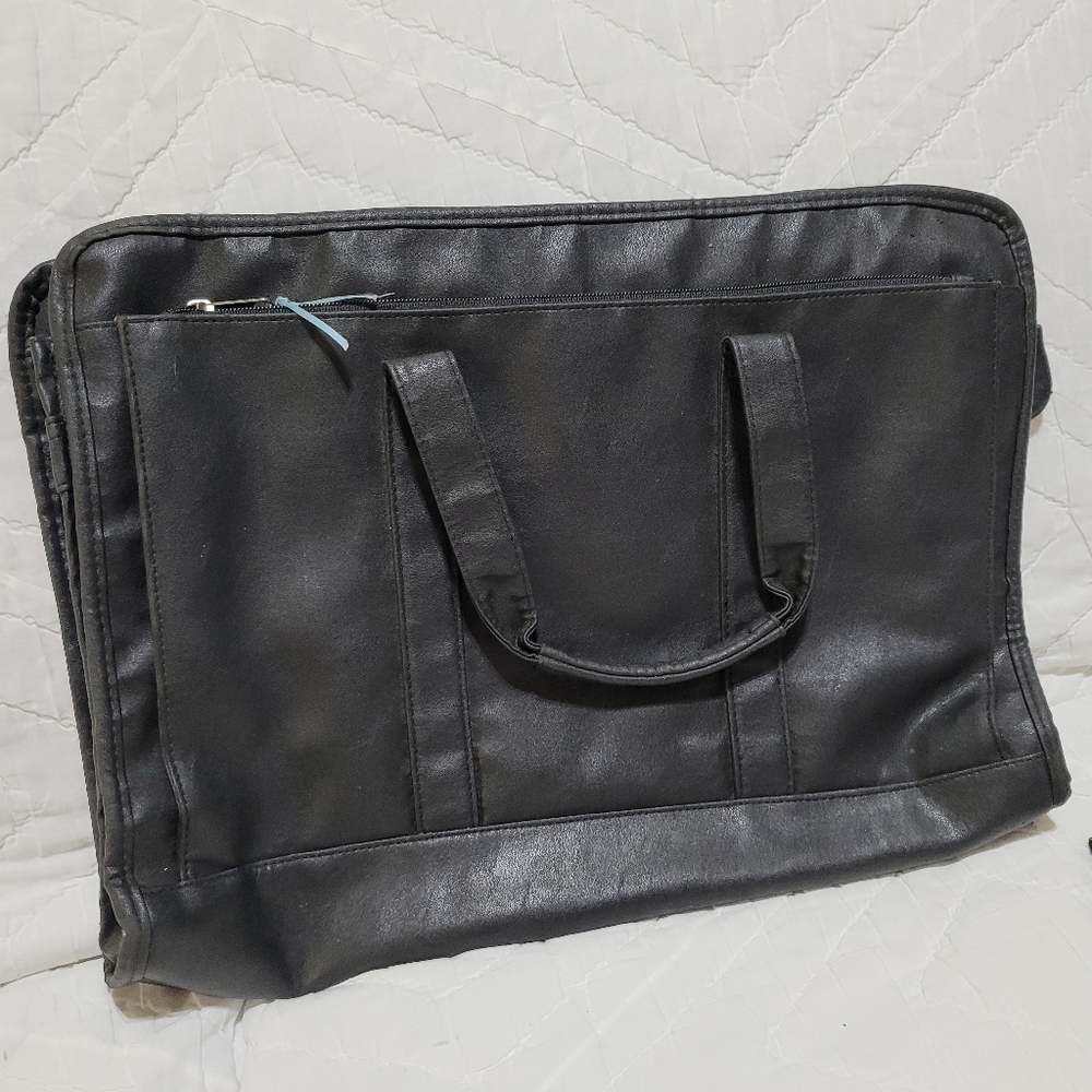 (3544) Briefcase,Laptop,Bag, Faux leather, Black,